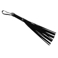 Short Suede Flogger - All Black