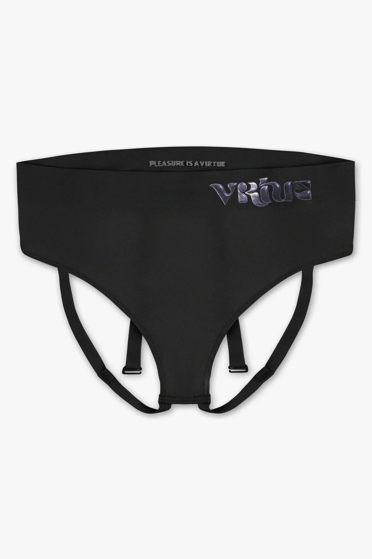 Womens Large - JockVStrap Sheer Briefs - Black