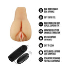 Enlust by Blush Jordyn - Vibrating Stroker - Beige