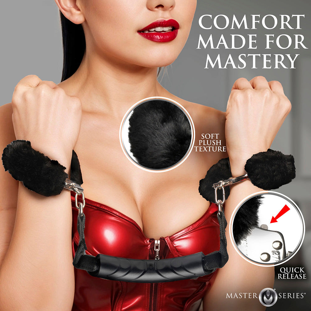 Furry Handcuffs with Handle
