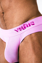 Mens Large - JockVStrap Sheer Briefs - Taffy