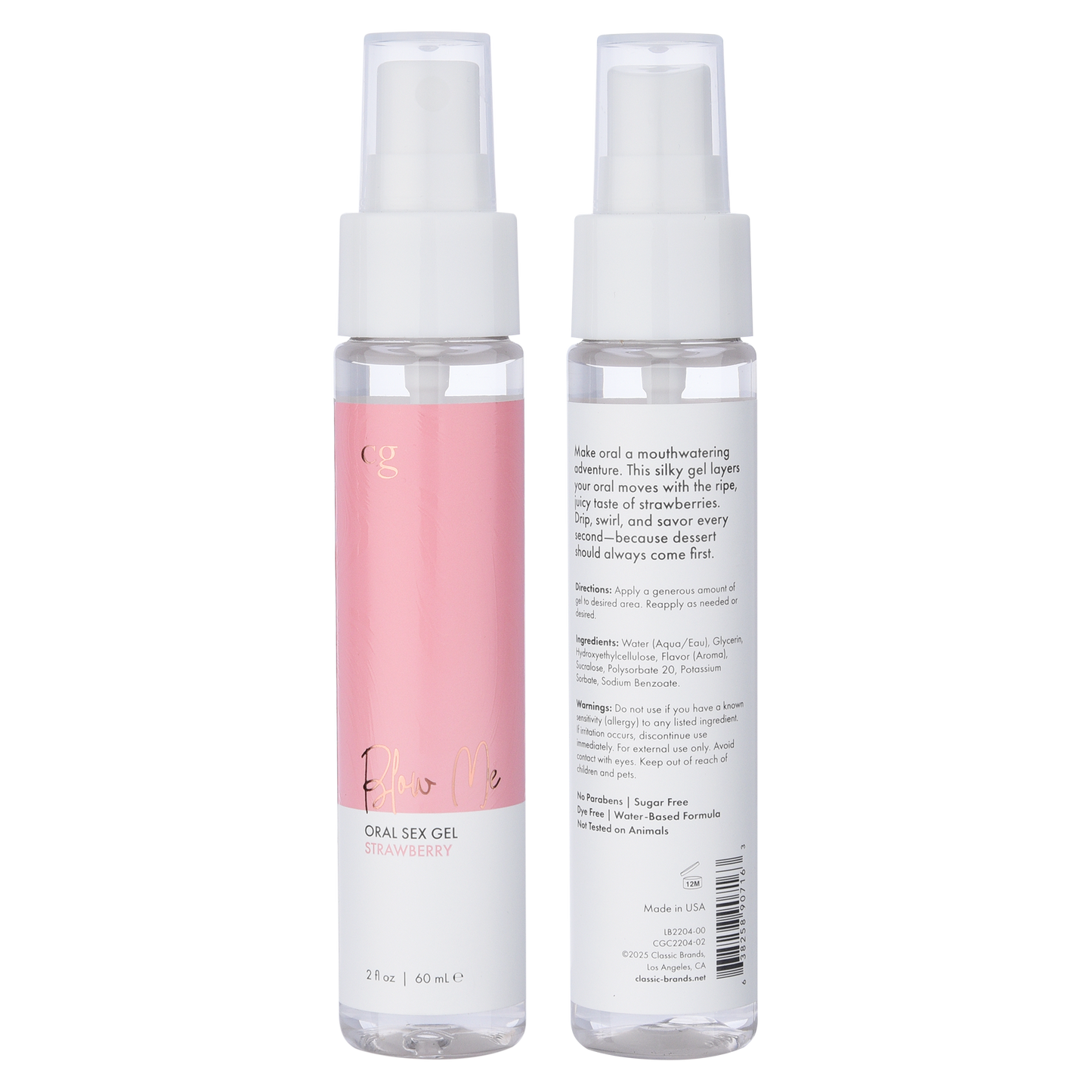 BLOW ME ORAL SEX GEL - STRAWBERRY - 2 floz | 30 mL