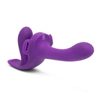 Together Lock-In Vibrating Strap-On Dildo