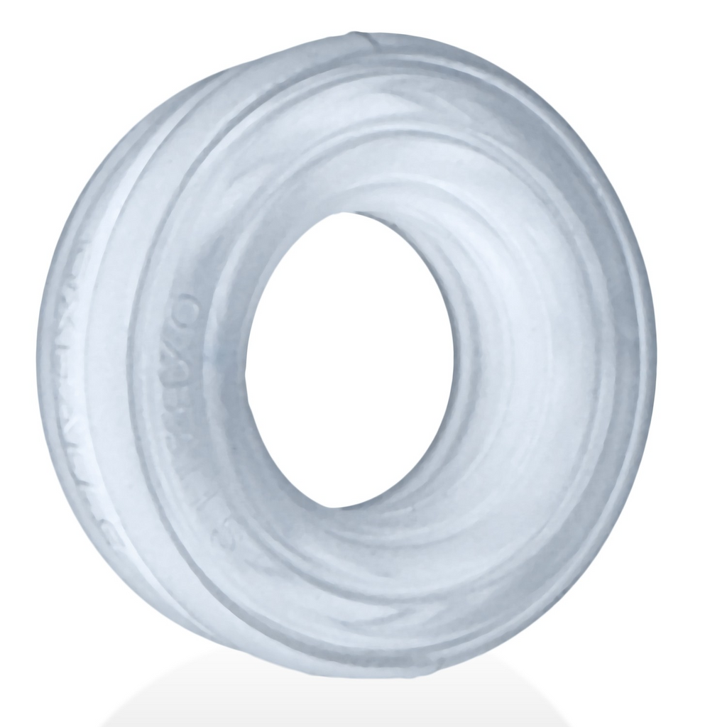 ROTO grooved gripper-ribbed cockring CLEAR STEAM