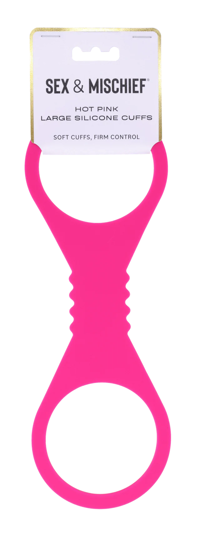 Large Hot Pink Silicone Cuffs