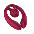 SVibe Snail GIZI Duo Couples Stimulator, burgundy