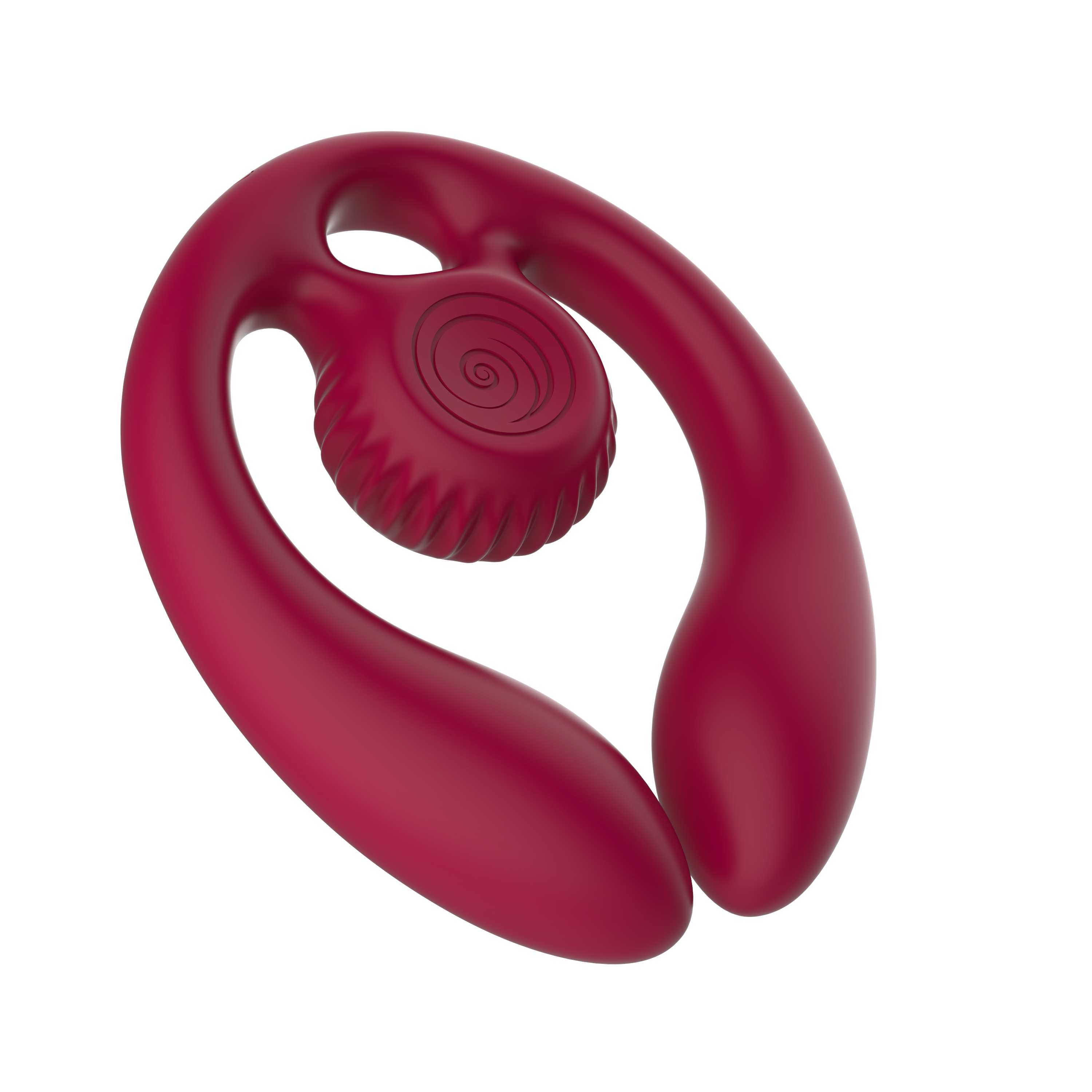 SVibe Snail GIZI Duo Couples Stimulator, burgundy