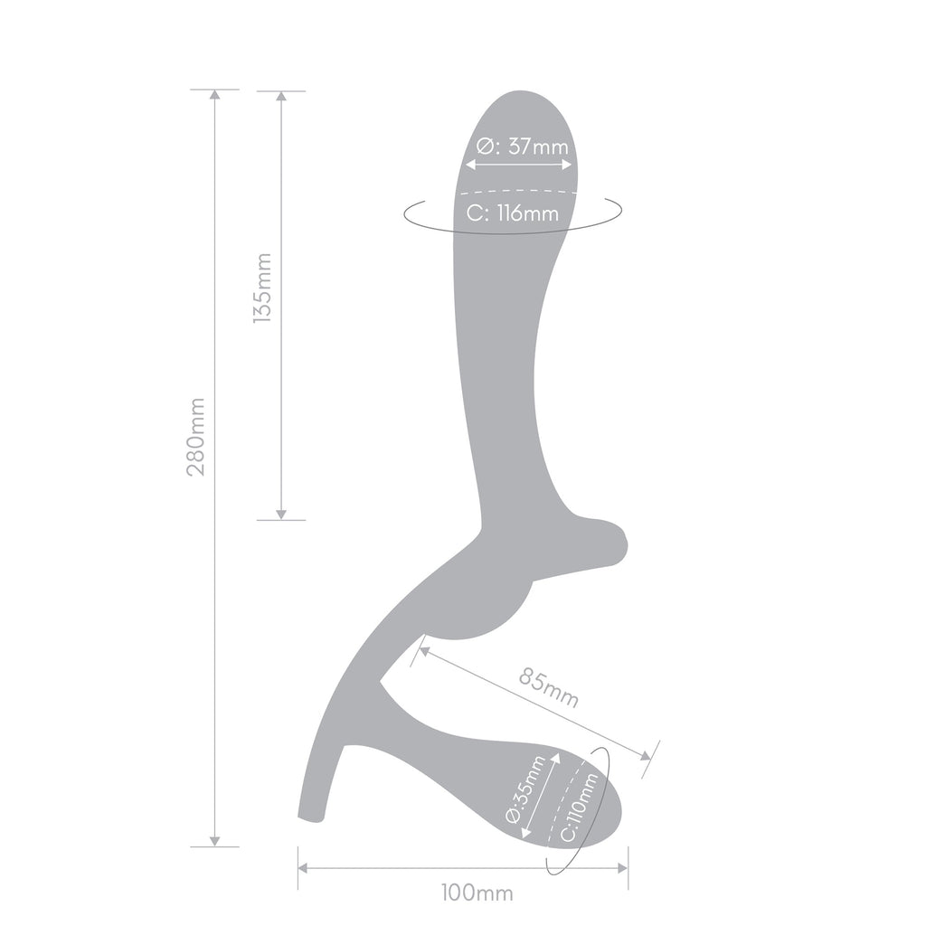 Together Lock-In Vibrating Strap-On Dildo