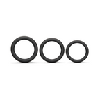 b-Vibe Snug Ring Lite Snug Fit Silicone Cock Ring - 3 Pack
