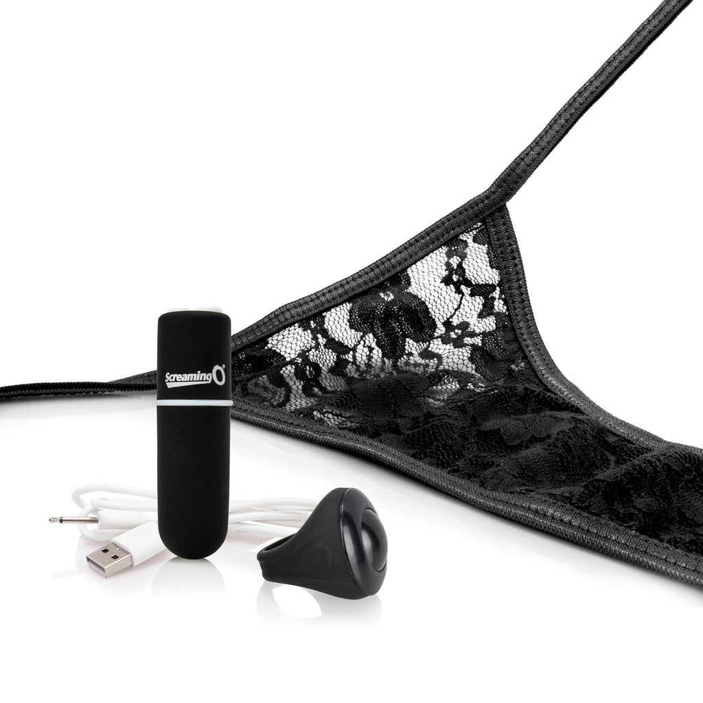 My Secret Charged Remote Control Panty Vibe - Black