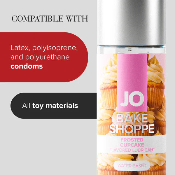 JO Bake Shoppe Frosted Cupcake Flavoured Lubricant 2 fl oz (60 mL)