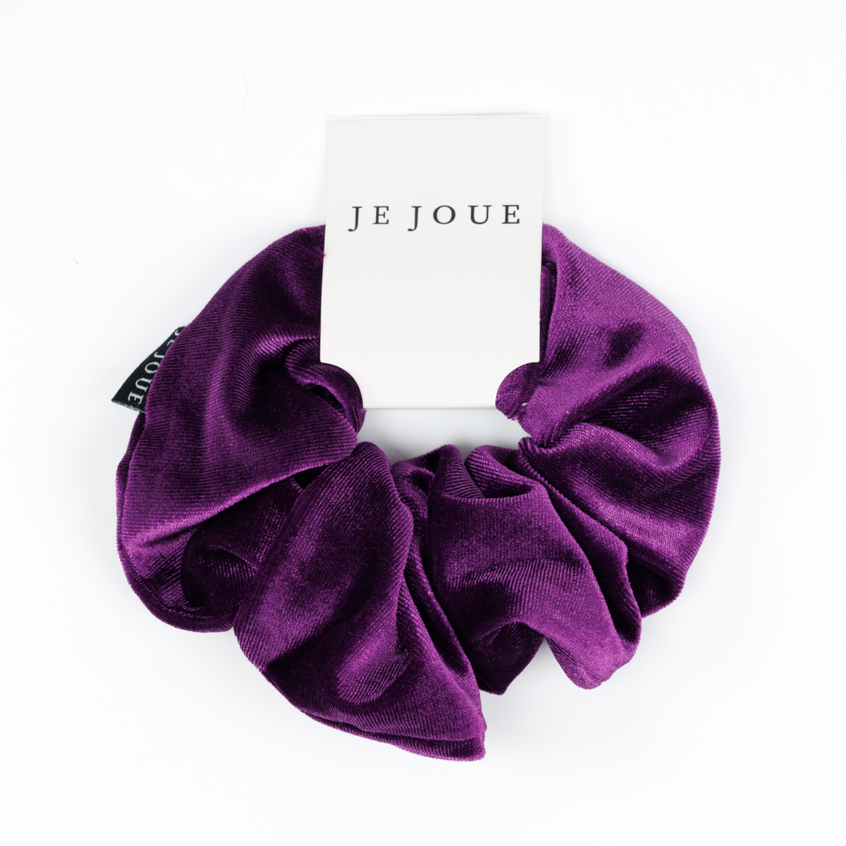 Je Joue Purple Scrunchie