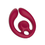 SVibe Snail GIZI Duo Couples Stimulator, burgundy