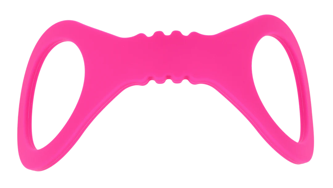 Small Hot Pink Silicone Cuffs