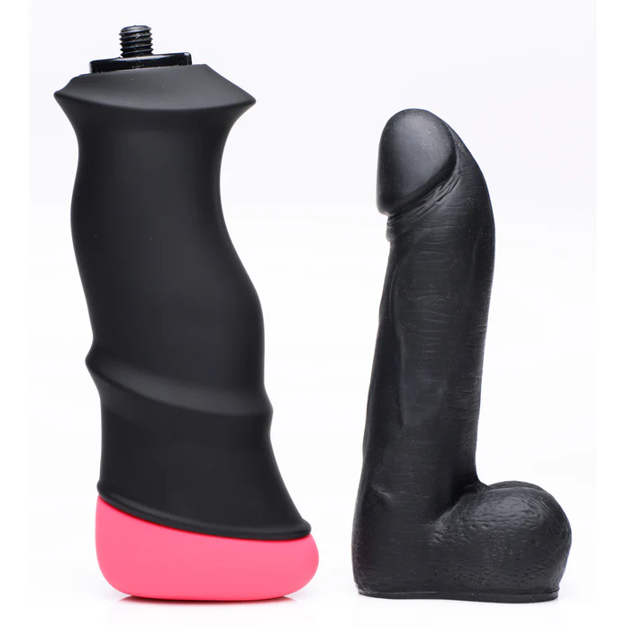 Mega-Pounder Hand-Held Thrusting Dildo