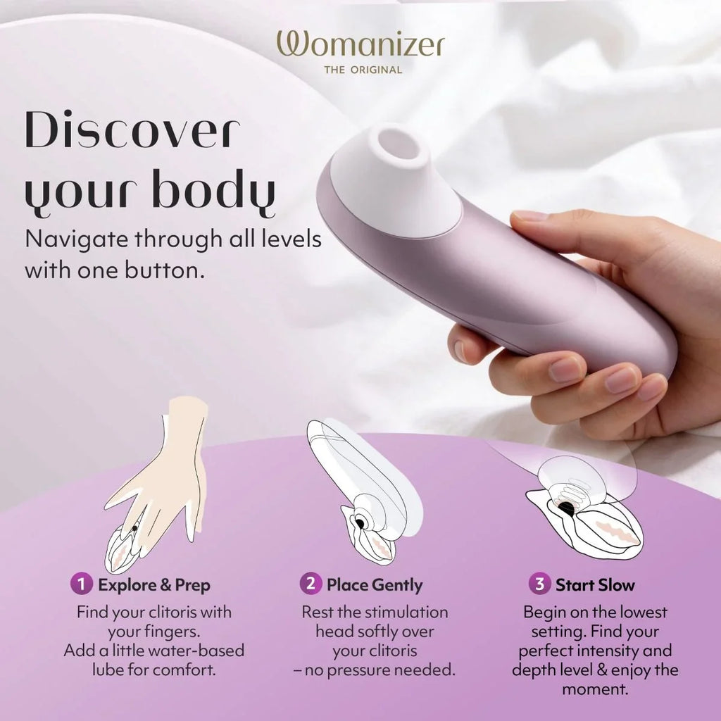 Womanizer Pro Clitoral Stimulator - Lilac