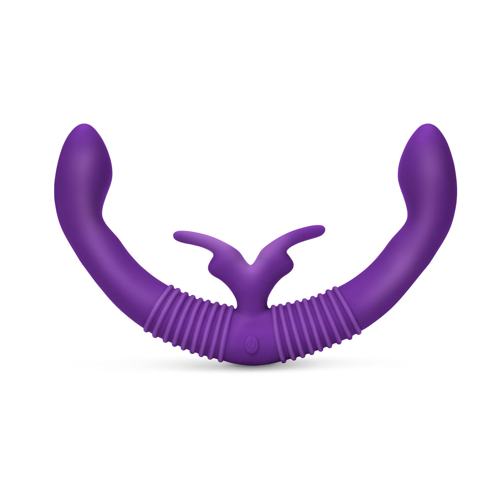 Together Couple's Dual Rabbit Vibrator with Remote Control