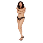 POLKA DOT OPEN PANTY PLUS SIZE