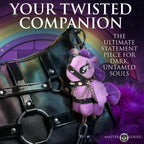 Prism Pearl Bondage Pony Keychain - Rainbow