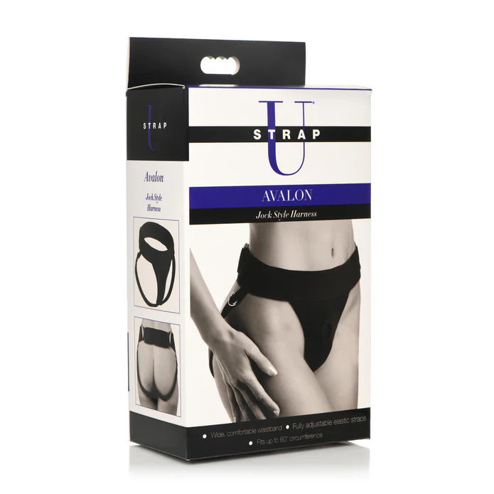 Avalon STRAP U Jock Style Harness Black