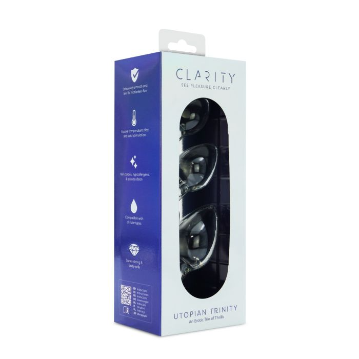 Clarity - Glass Dildo - Utopian Trinity