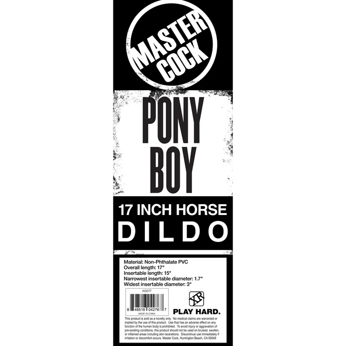 Pony Boy 17 Inch Horse Dildo
