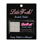 Let’s F*ck! Scratch Tickets - 8 coupons