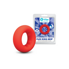 b-Vibe Flex Ring Grip Ultra Soft Silicone Cock Ring - Red