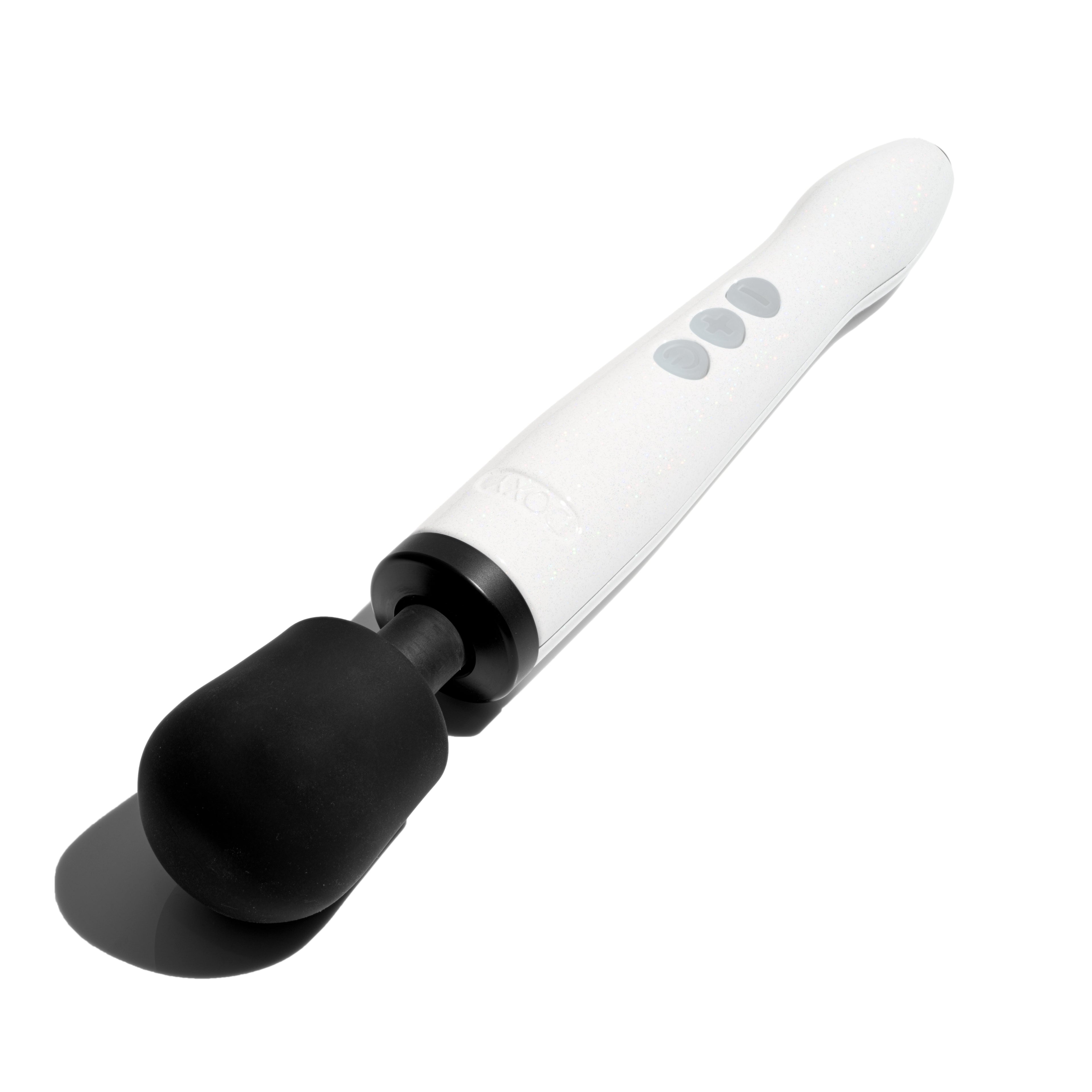 Doxy Die Cast R Rechargeable Wand Massager – Stardust White