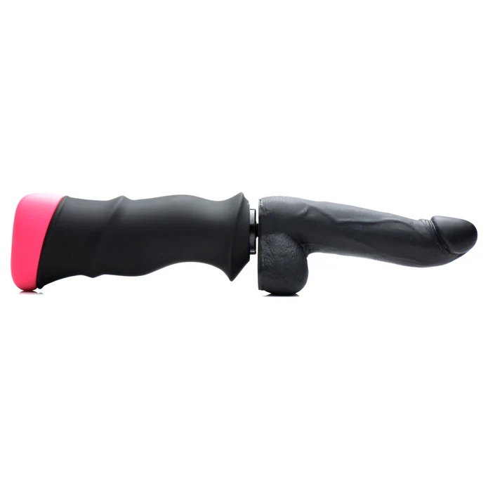 Mega-Pounder Hand-Held Thrusting Dildo