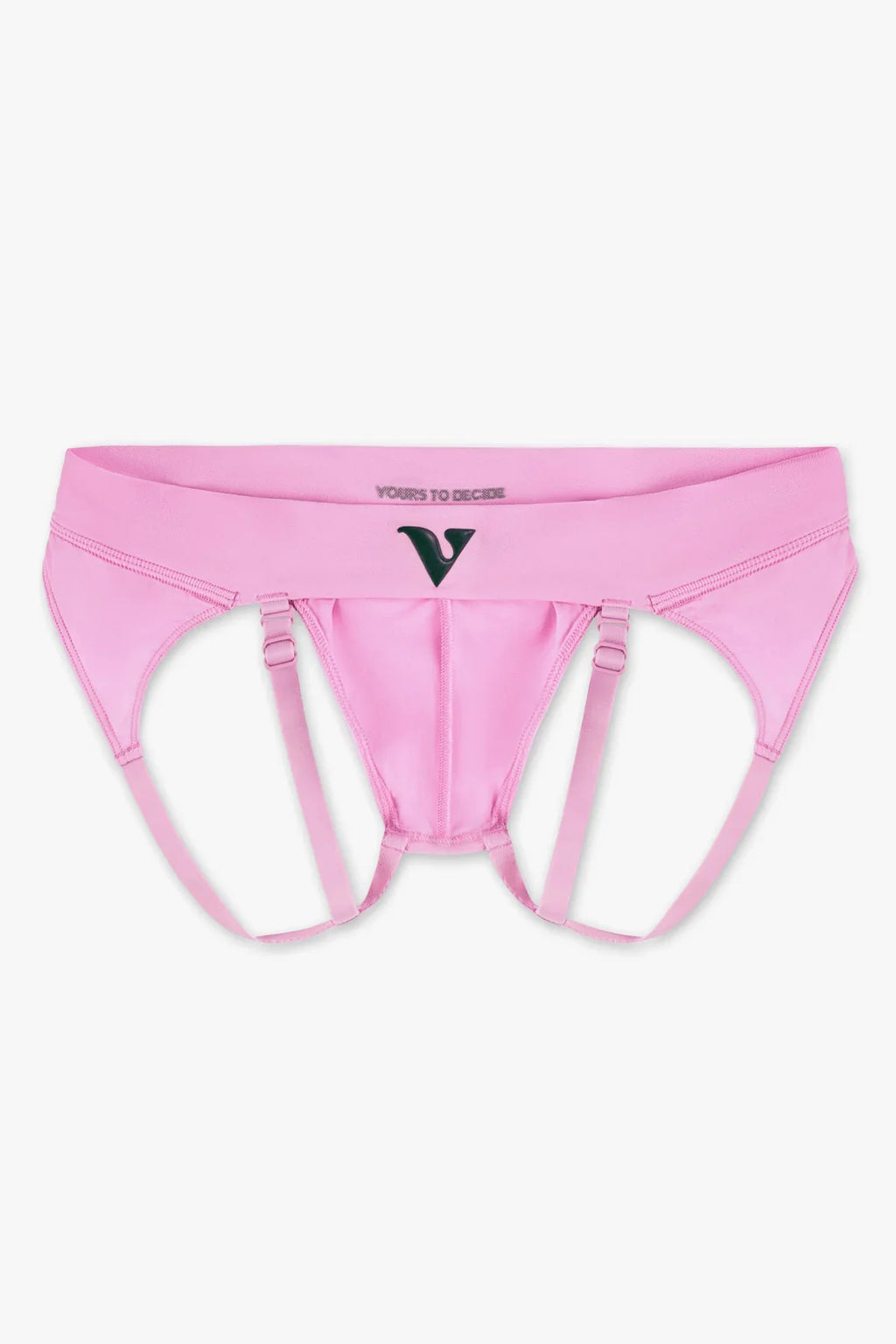 Mens Large - JockVStrap Sheer Briefs - Taffy