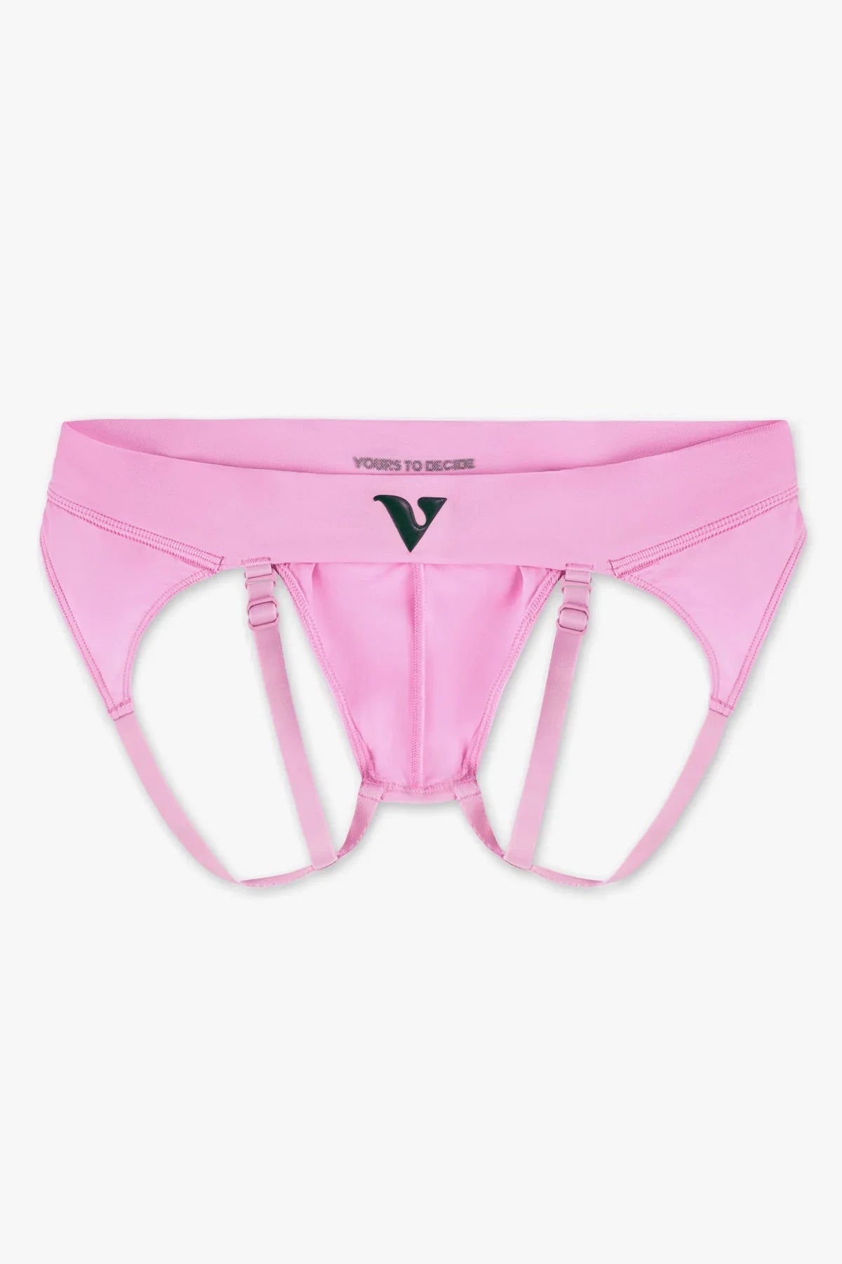 Mens Large - JockVStrap Sheer Briefs - Taffy