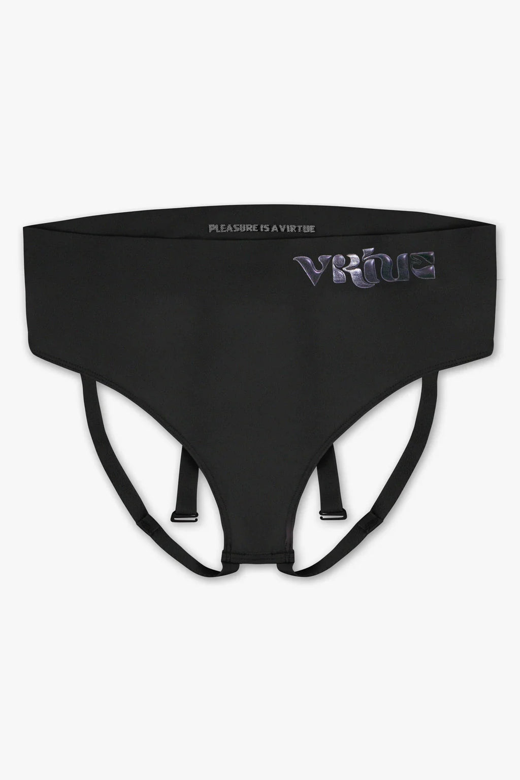 Womens Small - JockVStrap Sheer Briefs - Black