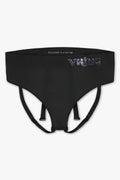 Womens Small - JockVStrap Sheer Briefs - Black