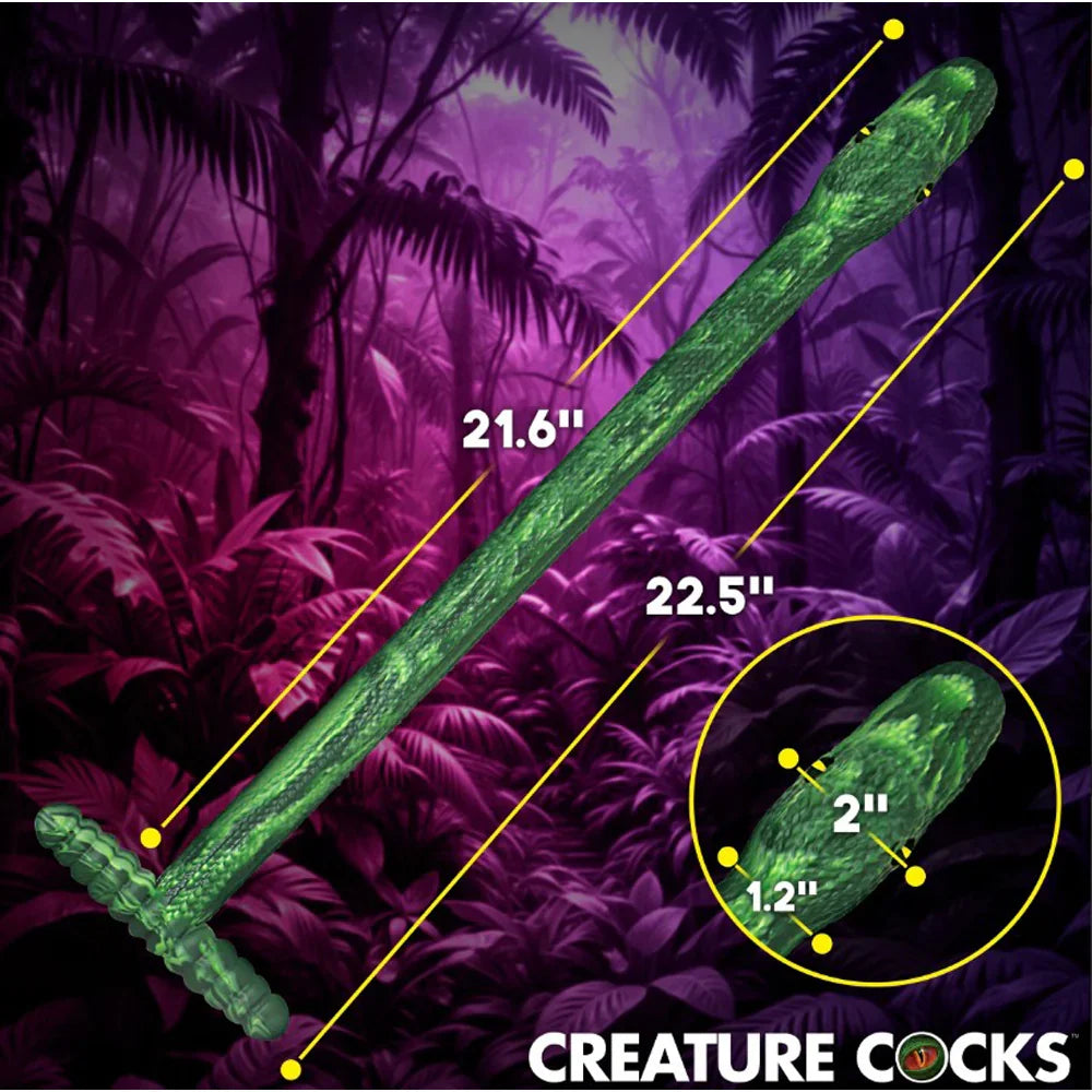 Slither Silicone Dildo  22.5"