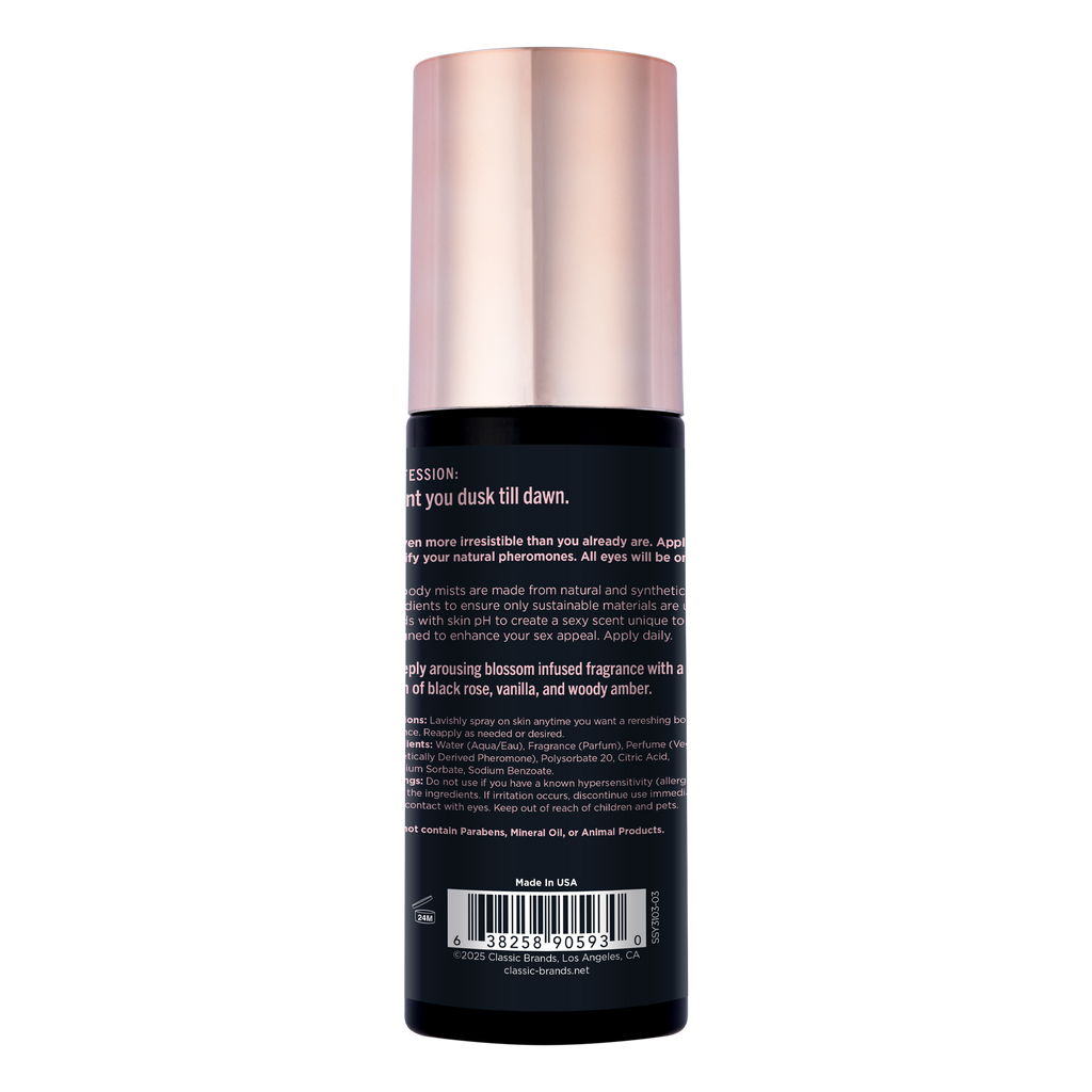 SIMPLY SEXY PHEROMONE BODY MIST - ALL NIGHT LONG - 3.35 floz | 99mL