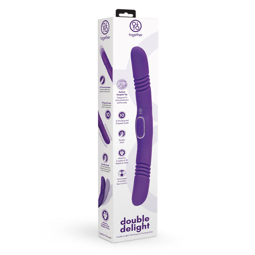Double Delight Rechargeable Double-Ended Vibrator