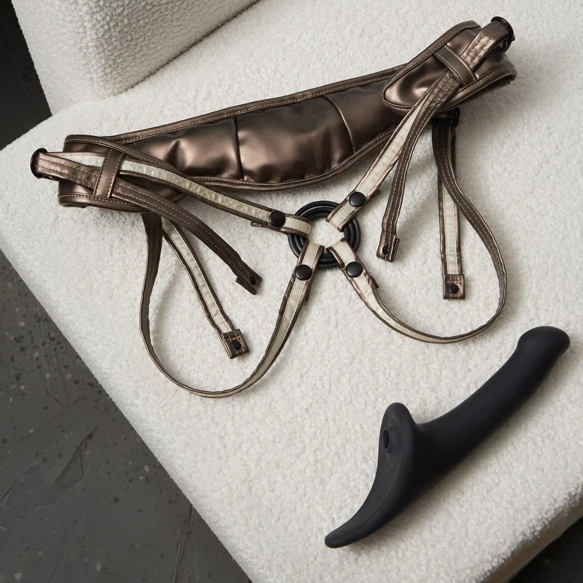 Strap-On-Me Leatherette Harness Desirous - New Design