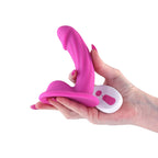 Colours - Curve - Vibrating w/ remote - 5" Dildo - Pink
