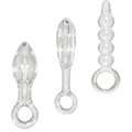 Halos of Pleasure – All Glass Anal Plug Trio