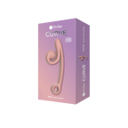 SVibe Snail CURVE vibrator, peachy pink