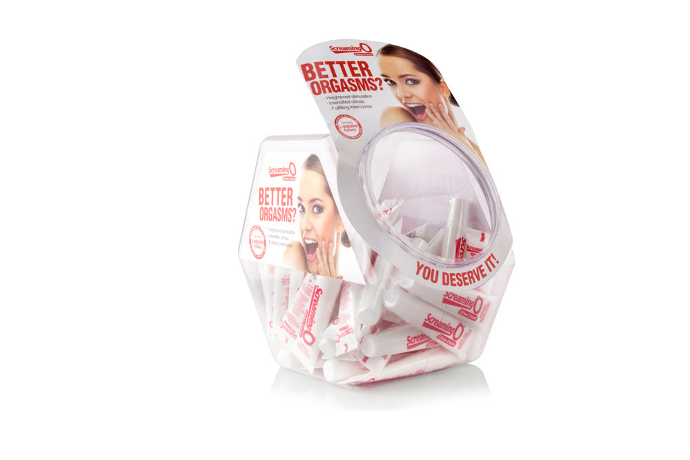 Screaming O Climax Cream in candy bowl