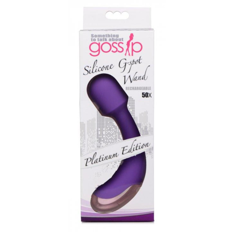 50X Silicone G-Spot Wand - Purple