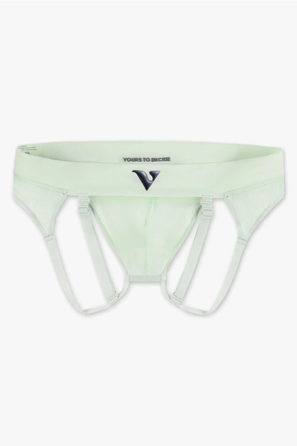 Mens Small - JockVStrap Rib Briefs - Mint