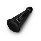 b-Vibe Cone Tapered &amp; Ribbed Dildo with Suction Cup - 10"