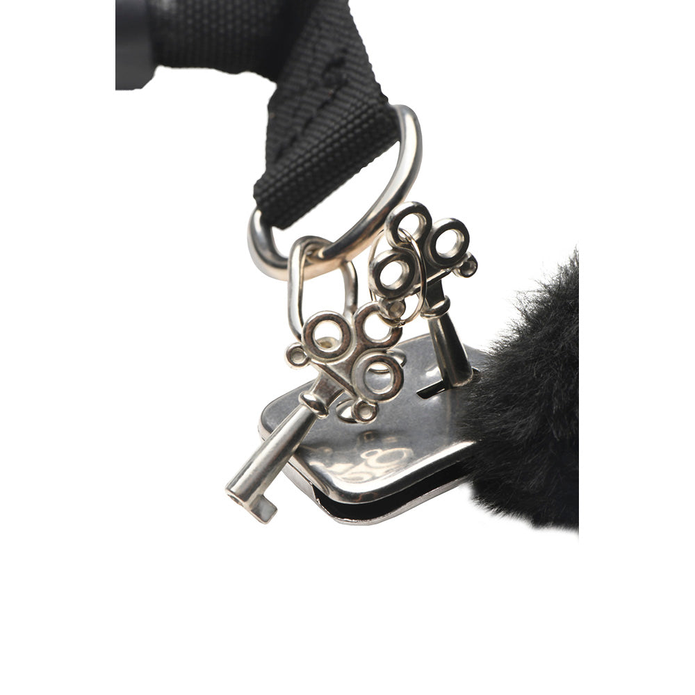 Furry Handcuffs with Handle