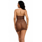 Samantha Mini Dress - Brown
