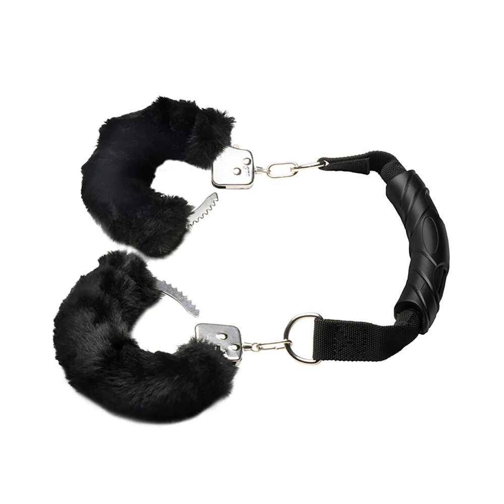 Furry Handcuffs with Handle