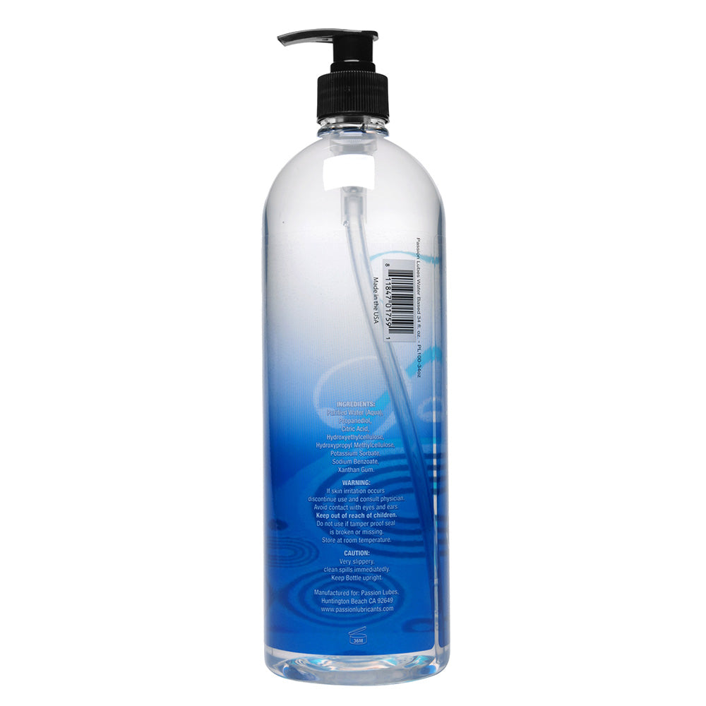 Passion Natural Water-Based Lube - 34oz