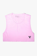 Unisex Small - Mini Crop Top Sheer - Taffy